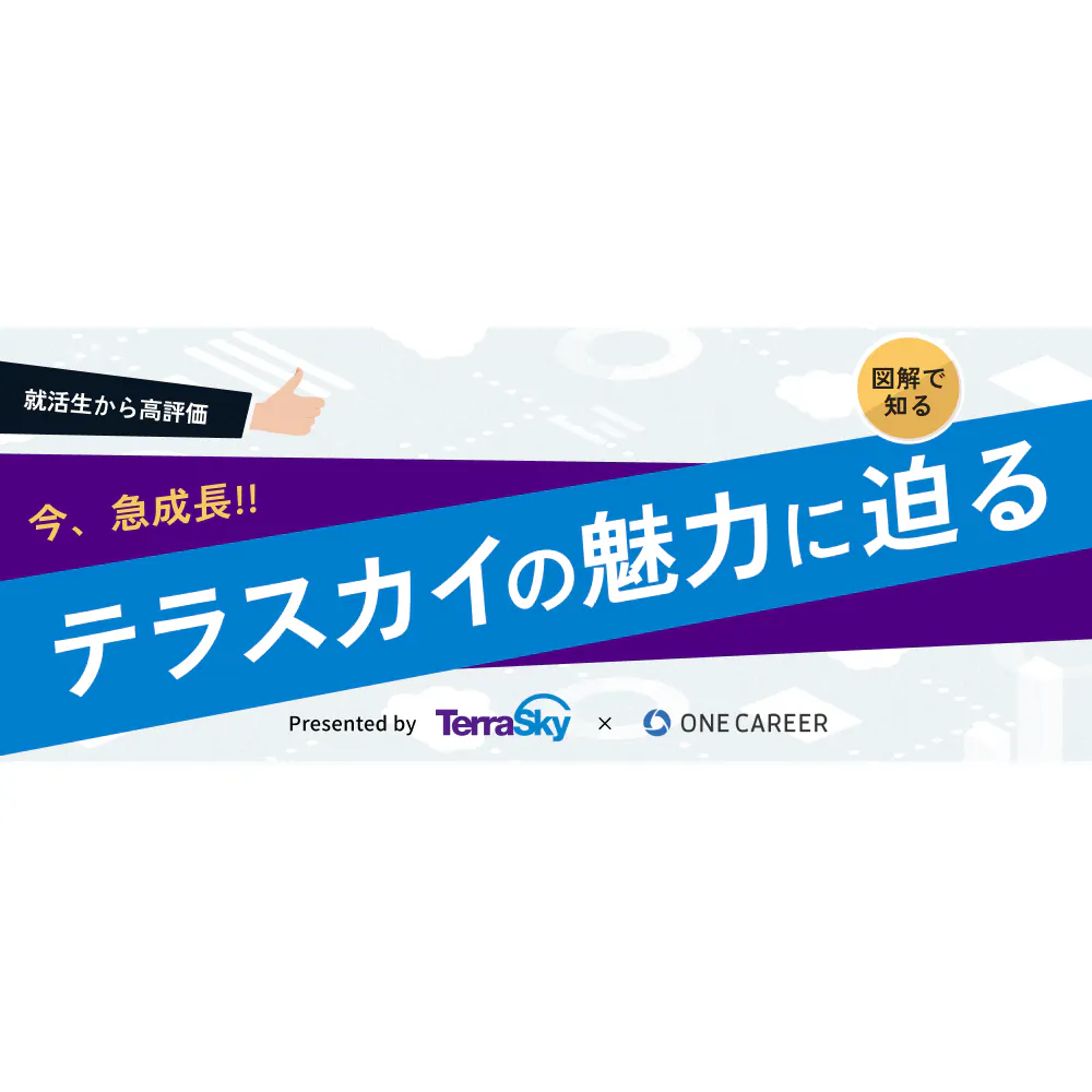 【図解で知る】就活生から高評価！今、急成長しているテラスカイの魅力に迫る