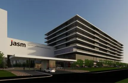 建設中のJASMの工場は2024年までの生産開始を予定。設備投資額約1兆円、1700人の雇用を生むビッグプロジェクトが始動しています。