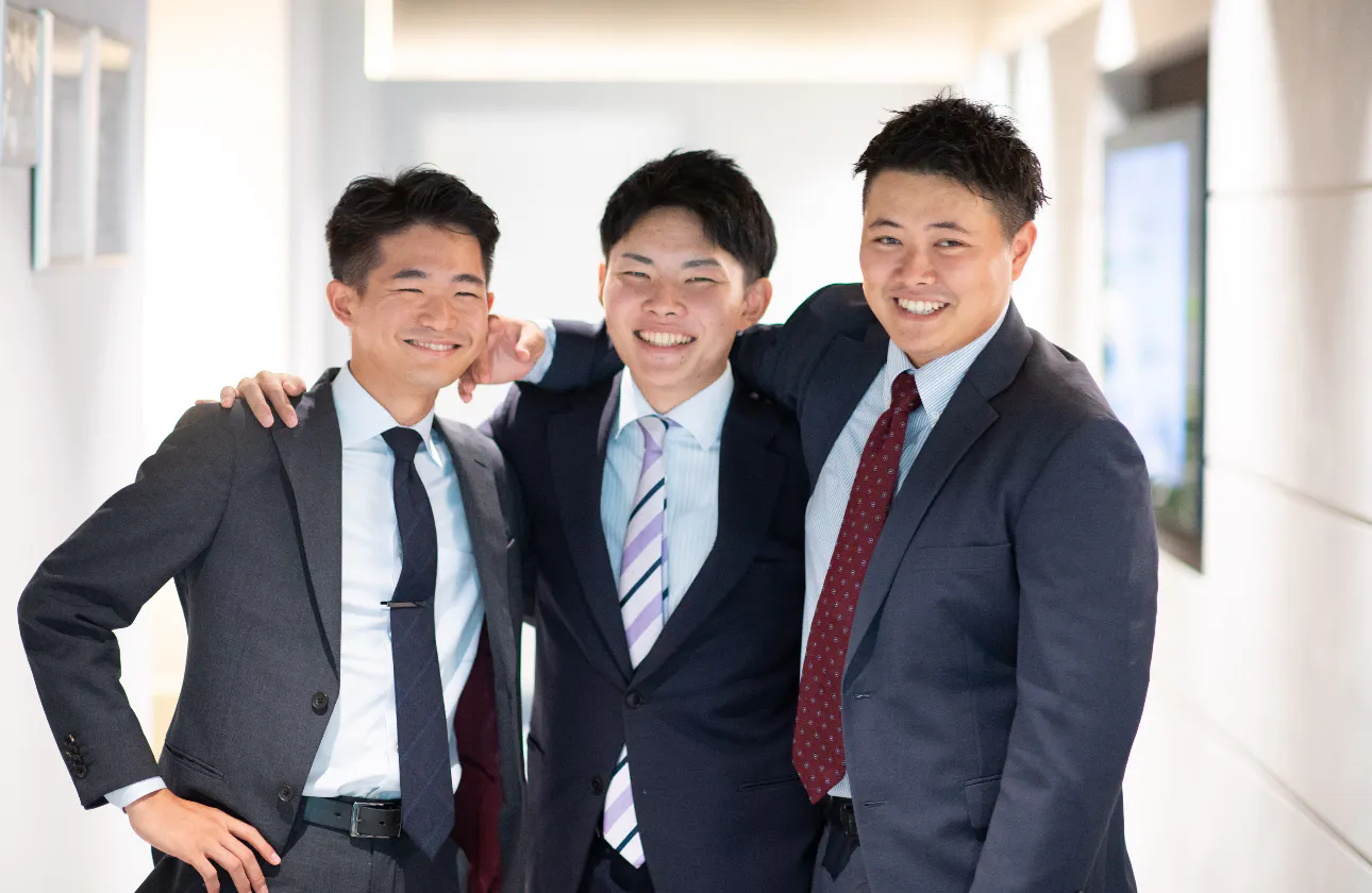 入社1年目からプロジェクトリーダーとしてリノベーション事業を立ち上げることができます。個人ノルマは無く、チームで目標まで努力できる環境です！
