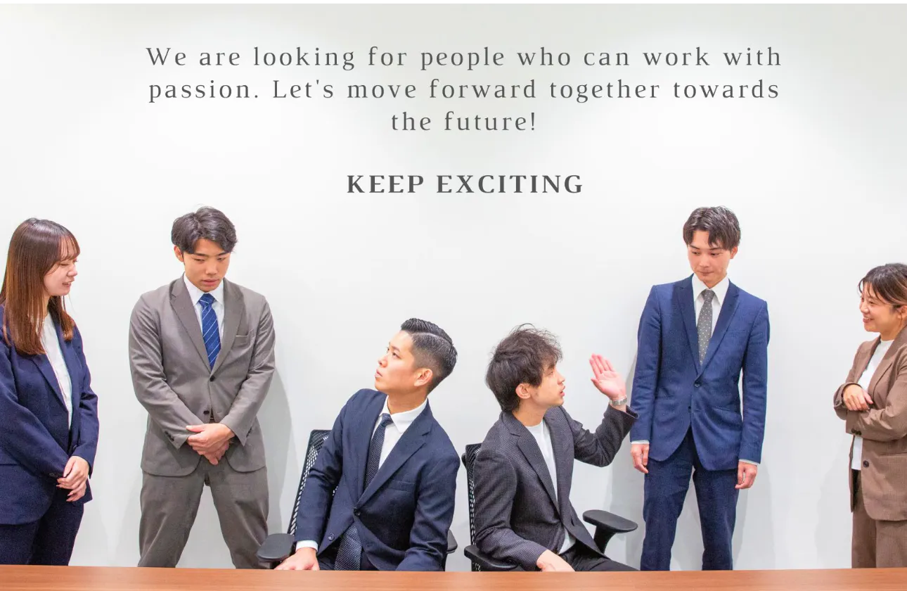 平均年齢28歳。自由に自分を表現し、チャレンジできる会社です