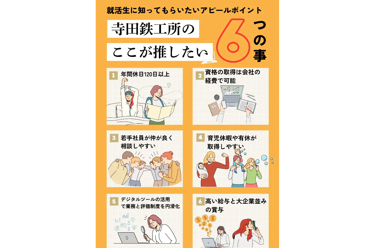 寺田鉄工所の魅力を紹介
