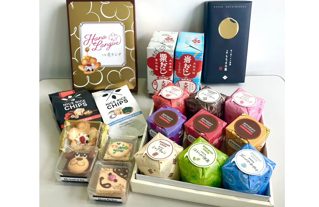 和洋問わず100種類以上のお菓子を製造販売!