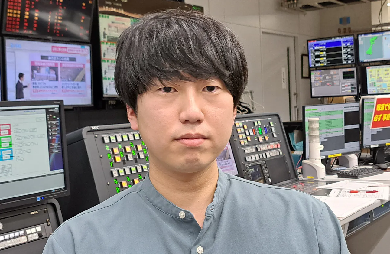 【先輩社員インタビュー】宮本航成(技術局技術部所属・2023年4月入社)富山大学卒業