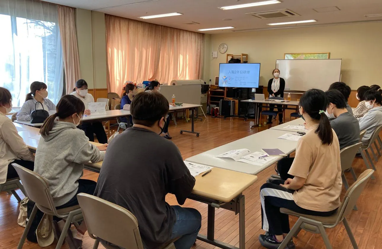 研修・教育体制が充実(特に入職5年までの若手職員の育成に力を入れています!)