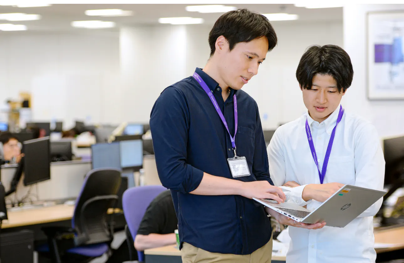 オーナー系企業、グローバル展開をする企業のクライアントが多く、若いうちから経営の“本質”に触れられる環境です。