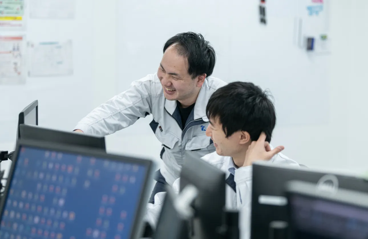 当社には、創意工夫改善提案制度という制度があり、社員の1人1人が挑戦しやすい環境作りを目指しています。