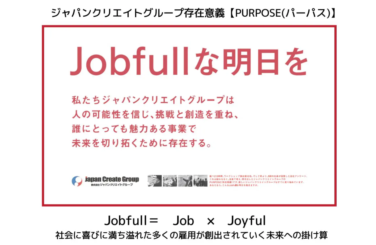 【パーパス】Jobfullな明日を