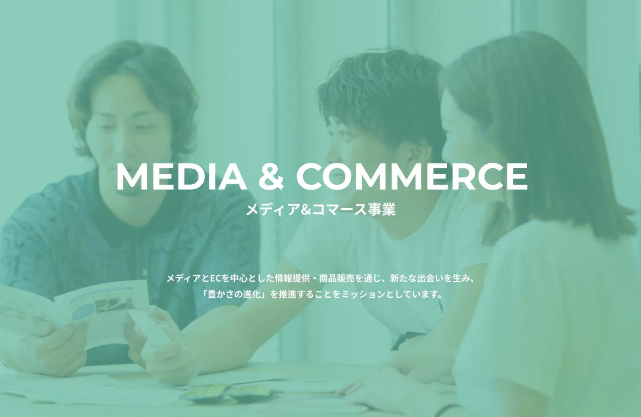 MEDIA & COMMERCE メディア&コマース事業