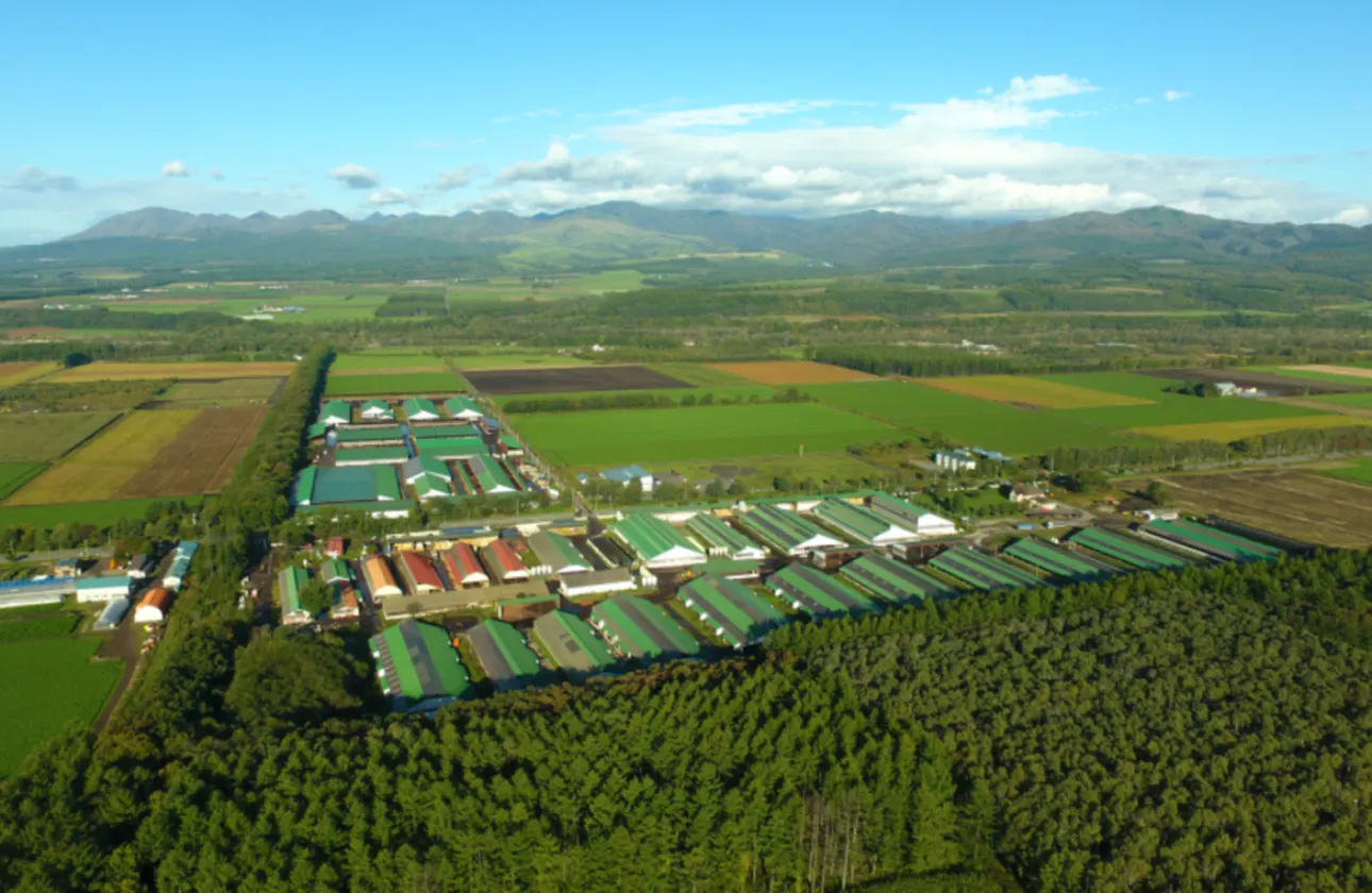 自然豊かな職場&生活環境。主な事業拠点は「農業王国」北海道・十勝地方