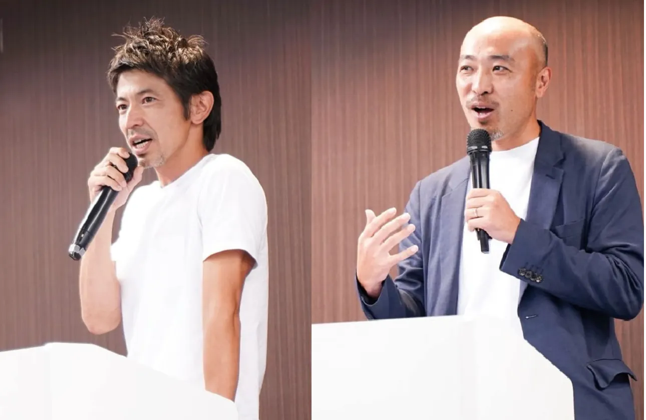 【珍しいダブル代表制の秘密!】弊社は完全イーブンのダブル代表制で、その秘訣をお話しします!(左:後藤、右:中村)