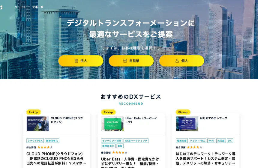 注力事業について