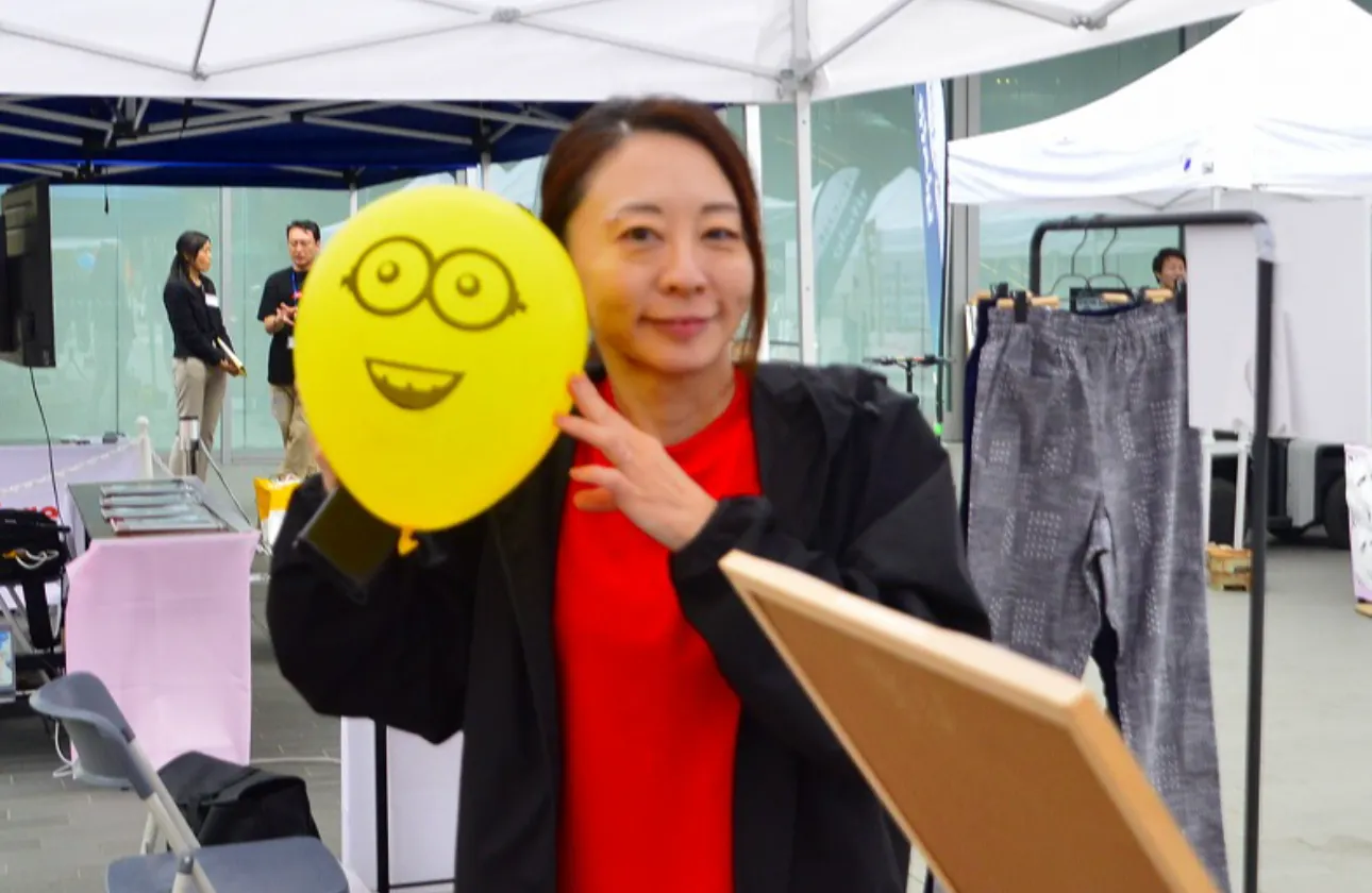 様々な企業が集まるイベントにも出店しているため営業のひとりとして一緒に参加することも。