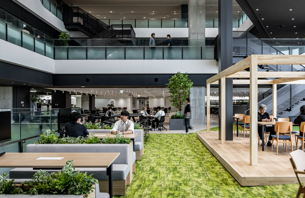 群馬 開発部門の拠点
Innovation Hubのオフィス内