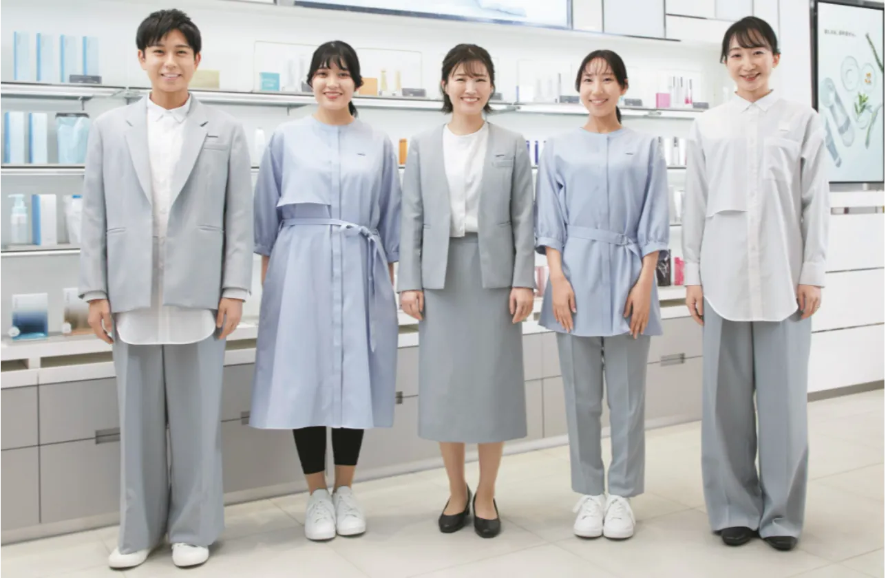 【ユニフォーム事業|事例紹介】FANCLの新制服の製作と使用済みとなった旧制服をアップサイクル