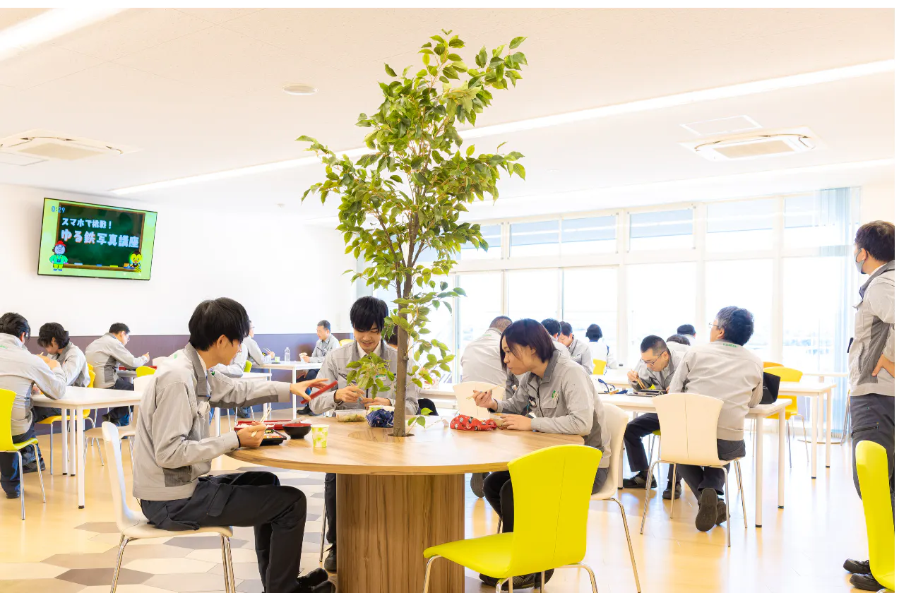 開発から製造、営業、メンテナンスまで社内でコミュニケーションがとりやすい環境