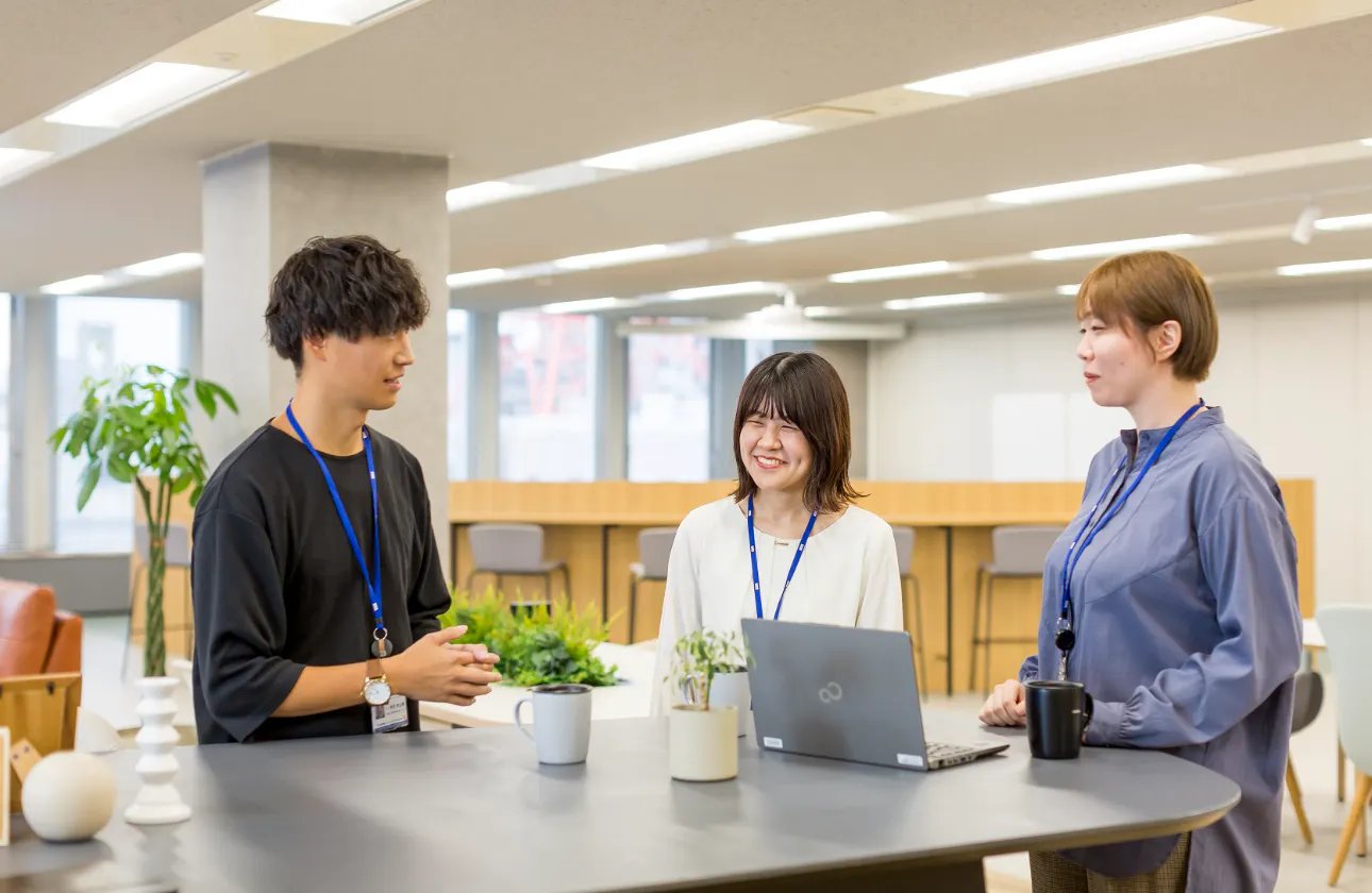 社員同士のコミュニケーションを大切にしています