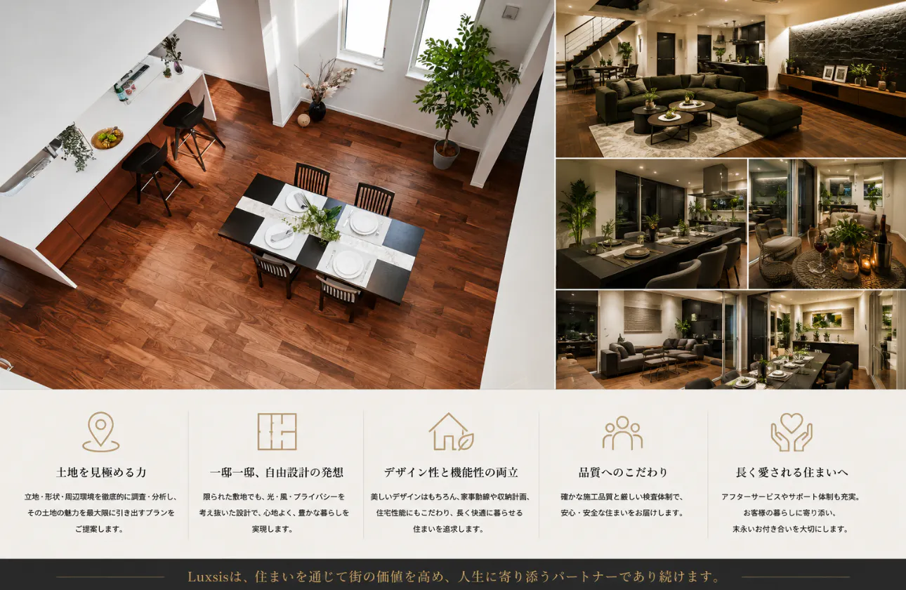 Luxsisが描く、新しい住まいの価値