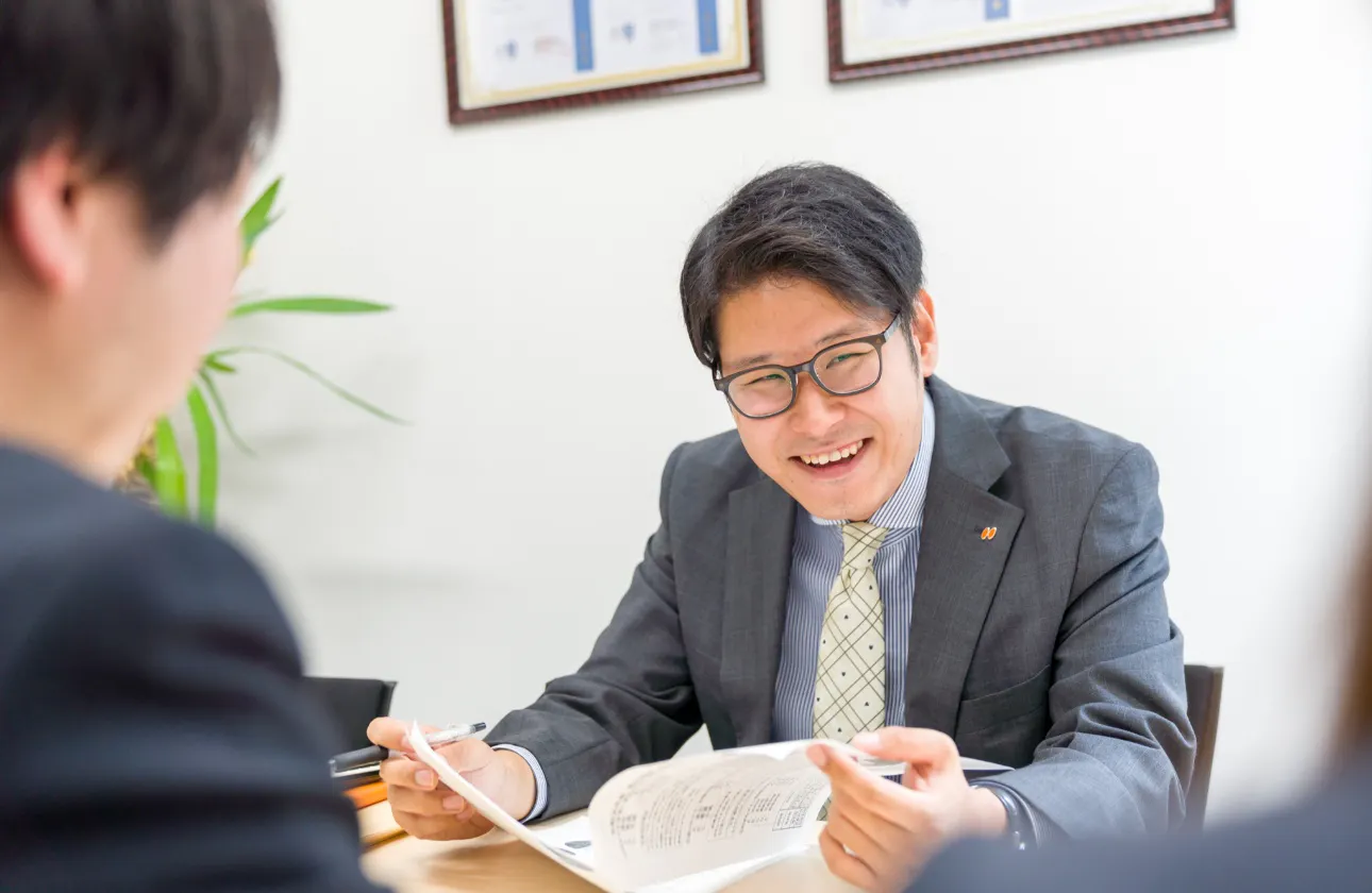 入社後に適性を見て配属先を決定!
会社とともにあなたも成長できる
若いうちから裁量のもてる会社です。
