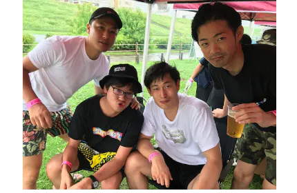 家族参加型のBBQを開催☆奥様や旦那様、お子様も参加頂き、かなり盛り上がります！
