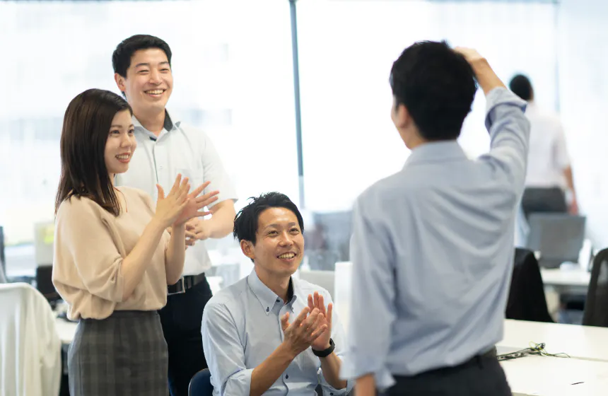 実力主義でも、チーム制!