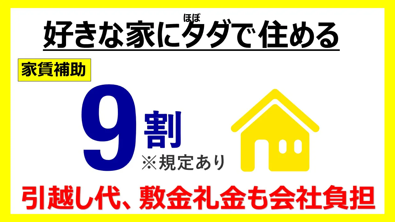 卒業後も家の心配なし!!
