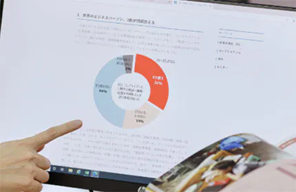 【事業・商品の特徴】国内外で、幅広い業種のお客さまの経営をサポート