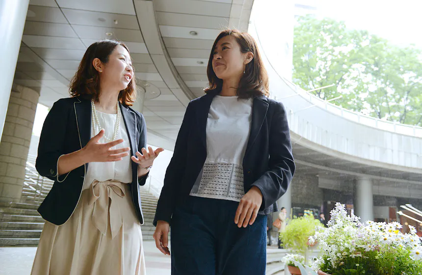 成長を刺激してくれる多様な人材・仲間が揃っています