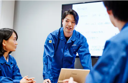 ★自ら考え行動する、仲間と協働することでやりがいが得られる!