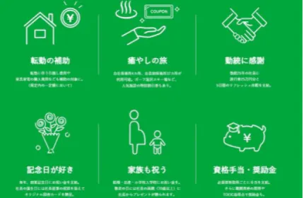 自慢の「嬉しい」福利厚生