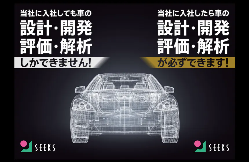 次世代のモビリティ社会の先端に携わることができます!